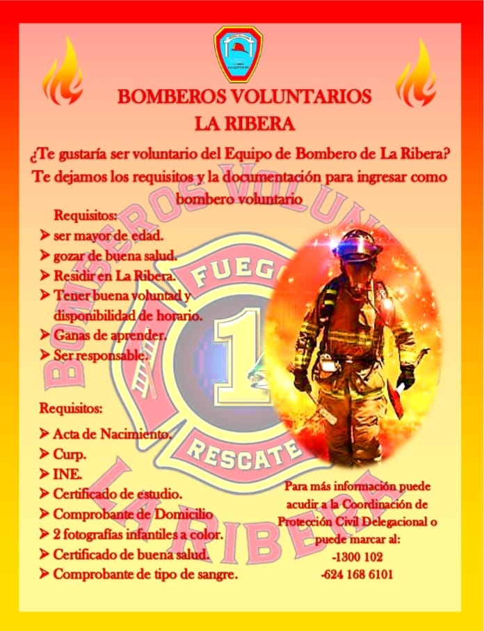 bomberos recruit poster